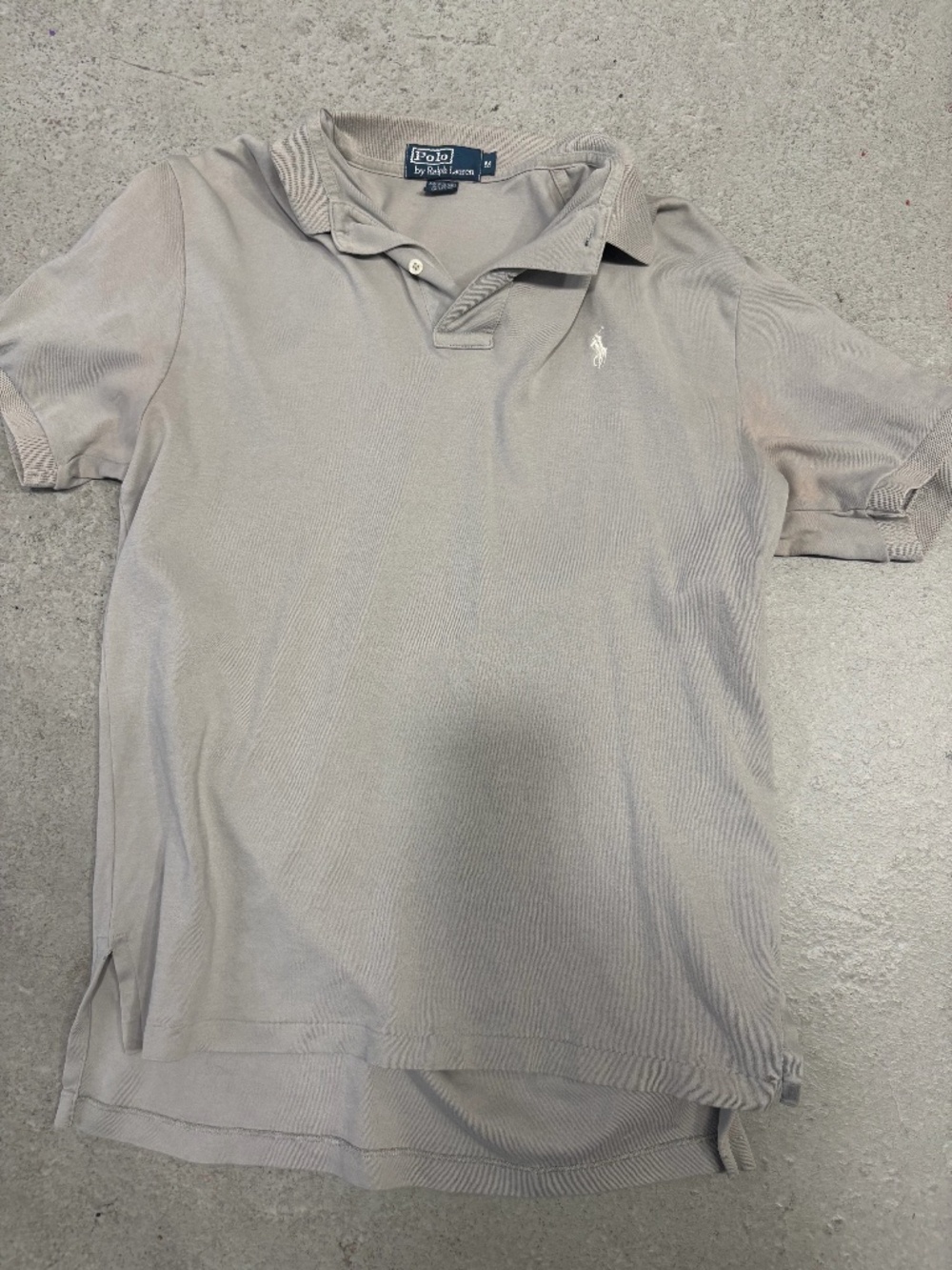 Polo Ralph Lauren Button Up Shirt Grey Men's Medium